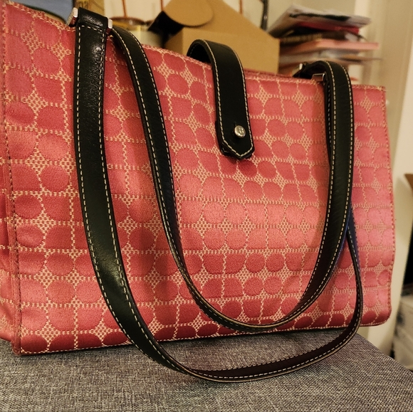 kate spade Handbags - Vintage Kate Spade Classic Dot Noel Pink Shoulderbag Tote Purse